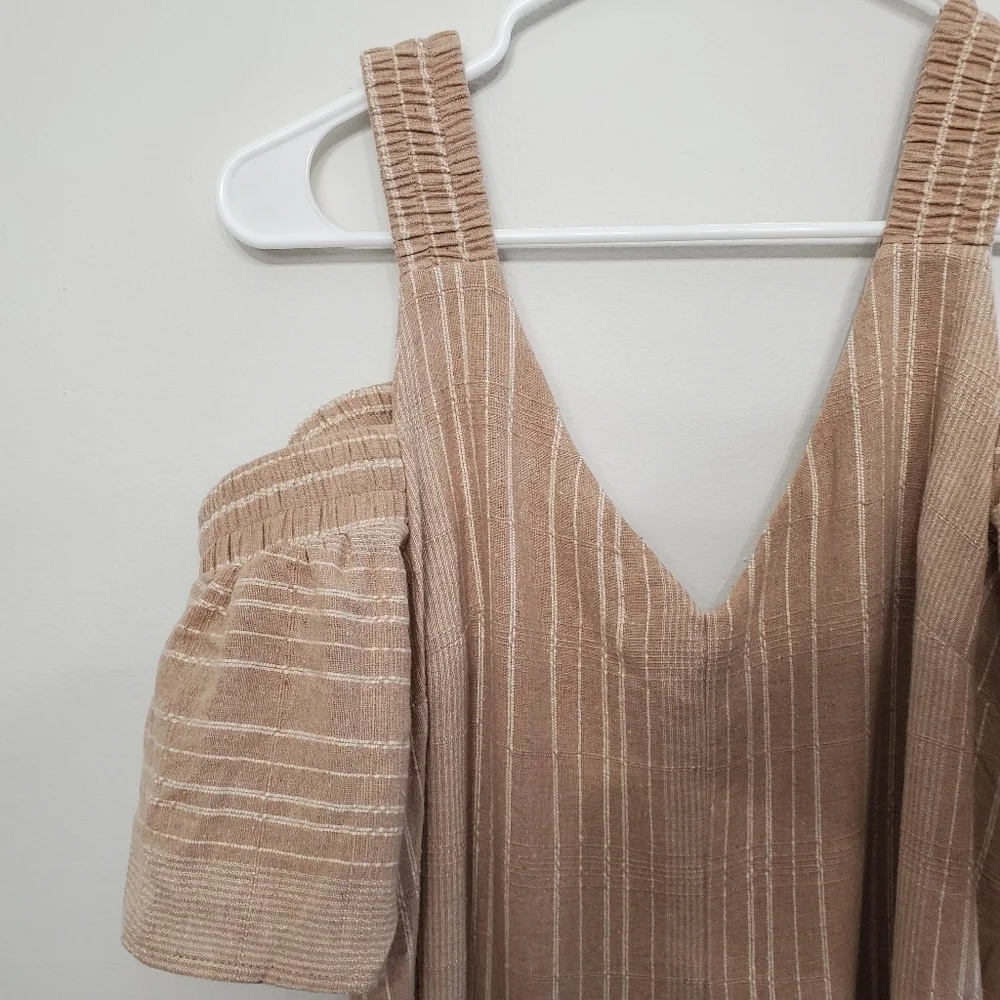 Moon River Cold Shoulder Jumpsuit